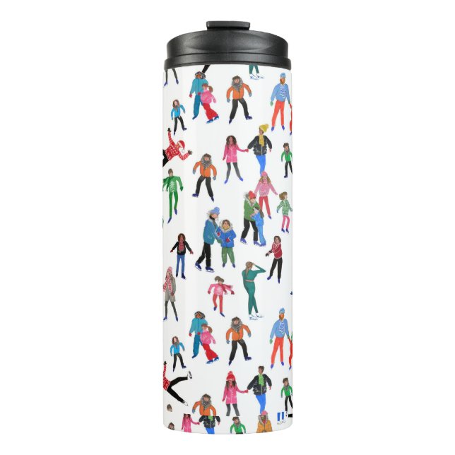 Eis-Skater große Kaffee-Tasse Thermosbecher (Vorderseite)