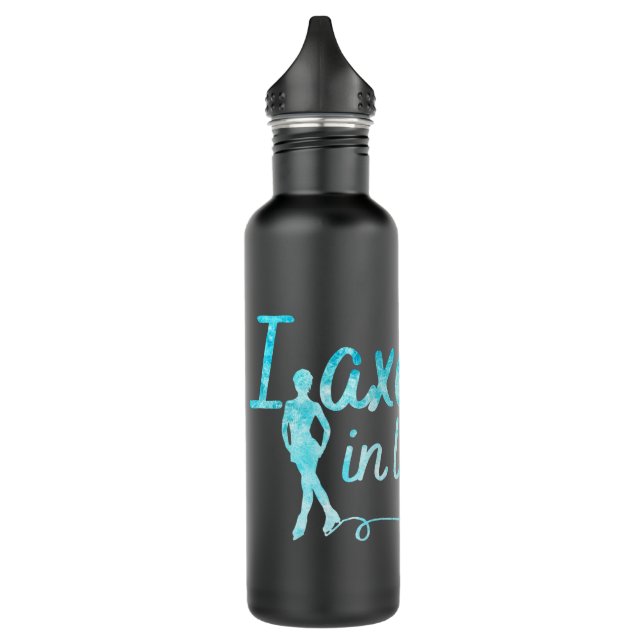 Eis Skater Wasserflasche Axel in lebendig gefroren Edelstahlflasche (Links)