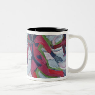 Eis-Skater Zweifarbige Tasse