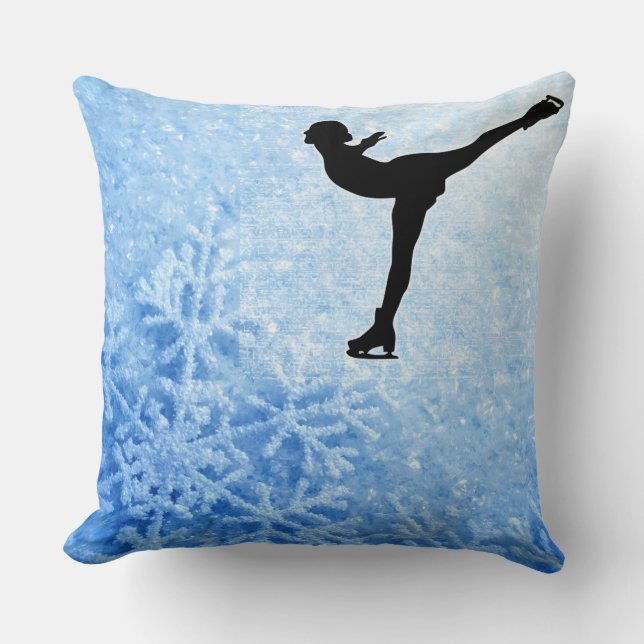Eis-Skaterthrow-Kissen Kissen (Vorderseite)
