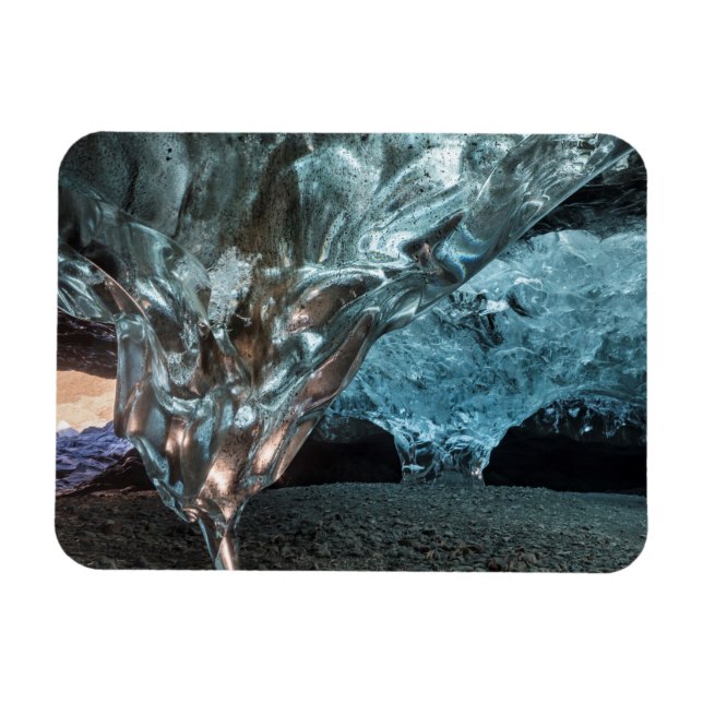Eis Stalactite in einer Eishöhle Magnet (Horizontal)