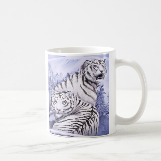 Eis-Tiger Kaffeetasse (Rechts)