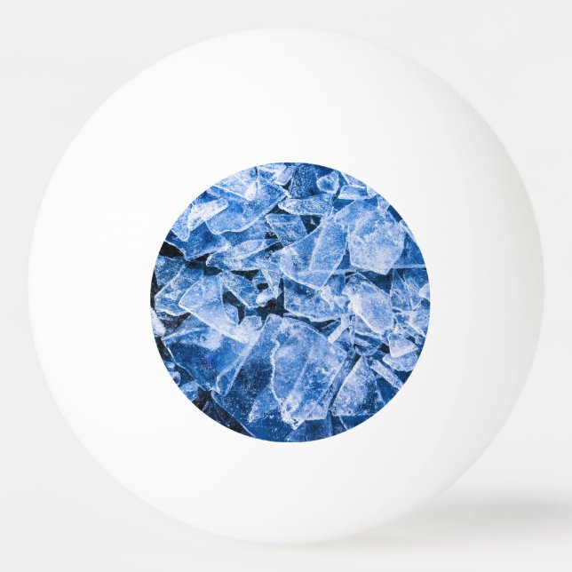 Eis Tischtennisball (Vorderseite)