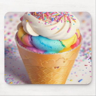 Eis-Tüten-Streusel Mousepad