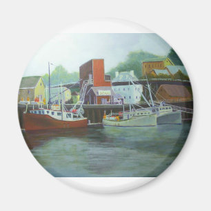 Eis u. Brennstoff, Portsmouth-Hafen Magnet