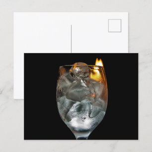Eis und Feuer Postkarte
