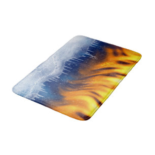 Eis und Flamme Badematte