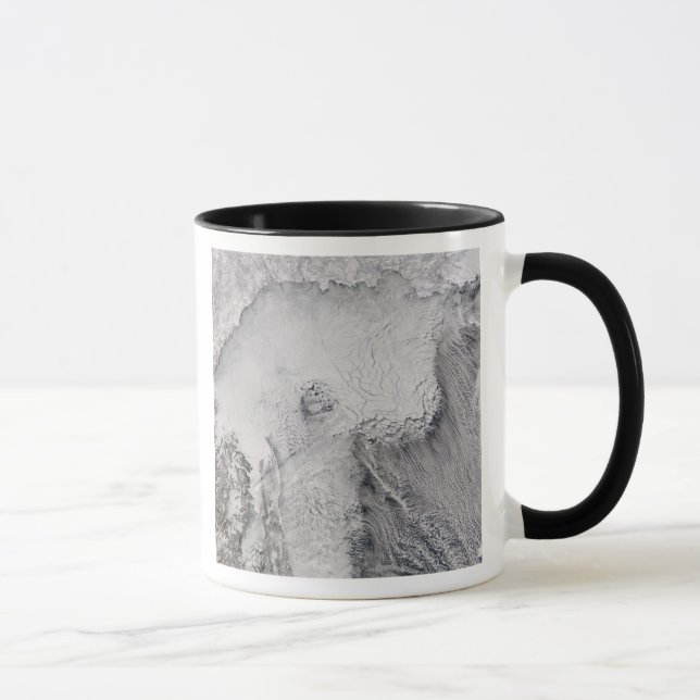 Eis- und Nebenstraßen im Meer von Okhotsk Tasse (Rechts)