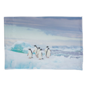 Eis und Schnee Adelie Penguins Antarktis Kissenbezug
