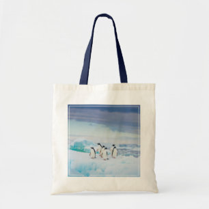 Eis und Schnee Adelie Penguins Antarktis Tragetasche