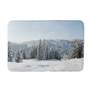 Eis und Schnee   Allgäu Bayern Deutschland Badematte
