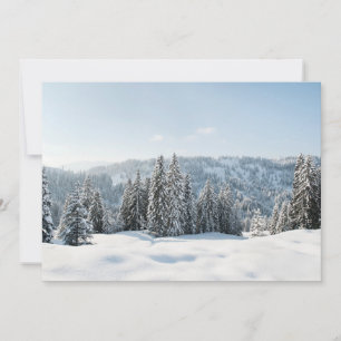 Eis und Schnee   Allgäu Bayern Deutschland Dankeskarte