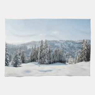 Eis und Schnee   Allgäu Bayern Deutschland Geschirrtuch