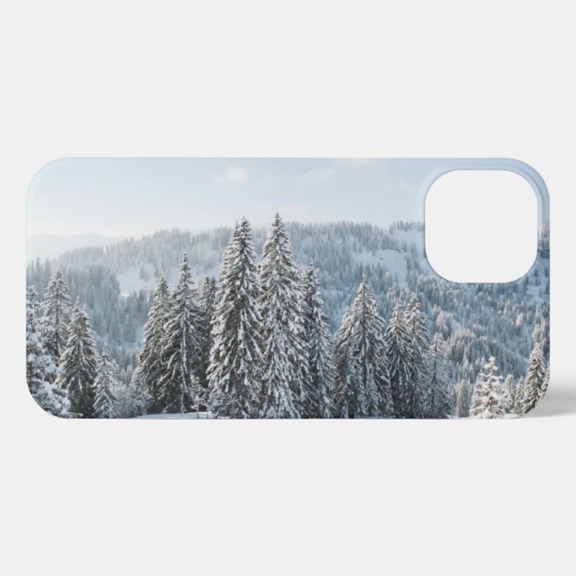 Eis und Schnee | Allgäu Bayern Deutschland iPhone Hülle (Rückseite (Horizontal))