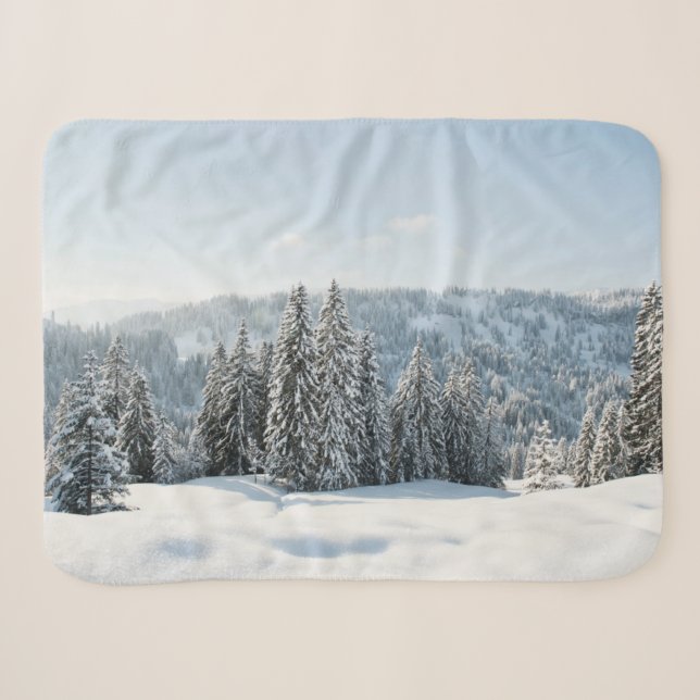 Eis und Schnee | Allgäu Bayern Deutschland Sherpadecke (Vorderseite (Horizontal))
