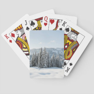 Eis und Schnee   Allgäu Bayern Deutschland Spielkarten
