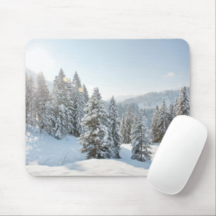 Eis und Schnee   Allgäu Bayern Süddeutschland Mousepad