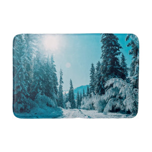 Eis und Schnee Altai Nature Reserve, Russland Badematte