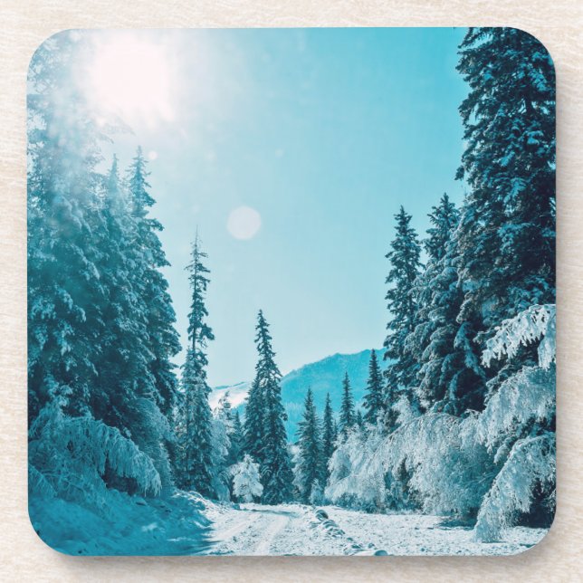Eis und Schnee | Altai Nature Reserve, Russland Getränkeuntersetzer (Vorderseite)