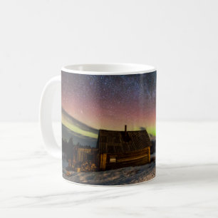 Eis und Schnee   Aurora Polaris Murmansk, Island Kaffeetasse