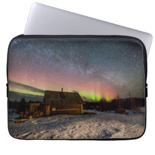 Eis und Schnee   Aurora Polaris Murmansk, Island Laptopschutzhülle