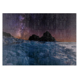 Eis und Schnee   Baikalsee, Sibirien, Russland Schneidebrett