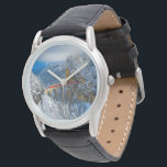 Eis und Schnee | Bernina Express, Schweiz Armbanduhr<br><div class="desc">Dieses phantastische Getty Images Foto besticht durch Landwasser Viadukt,  Schweiz.</div>