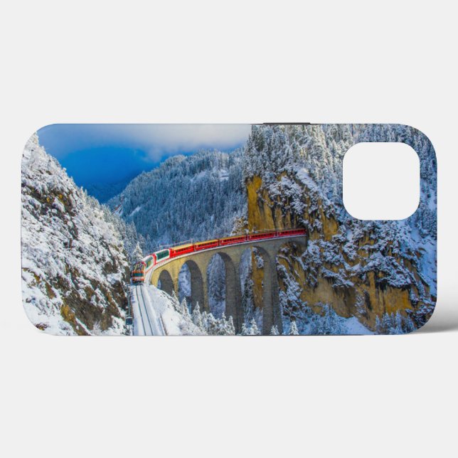 Eis und Schnee | Bernina Express, Schweiz Case-Mate iPhone Hülle (Rückseite (Horizontal))