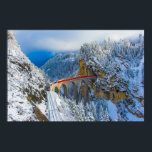 Eis und Schnee | Bernina Express, Schweiz Poster<br><div class="desc">Dieses phantastische Getty Images Foto besticht durch Landwasser Viadukt,  Schweiz.</div>