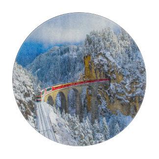Eis und Schnee | Bernina Express, Schweiz Schneidebrett
