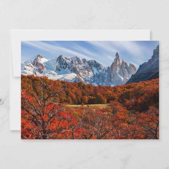 Eis und Schnee | El Chalten, Argentinien Patagonia Dankeskarte (Vorderseite)