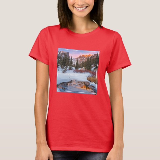 Eis und Schnee | Estes Park, Colorado T-Shirt (Vorderseite)