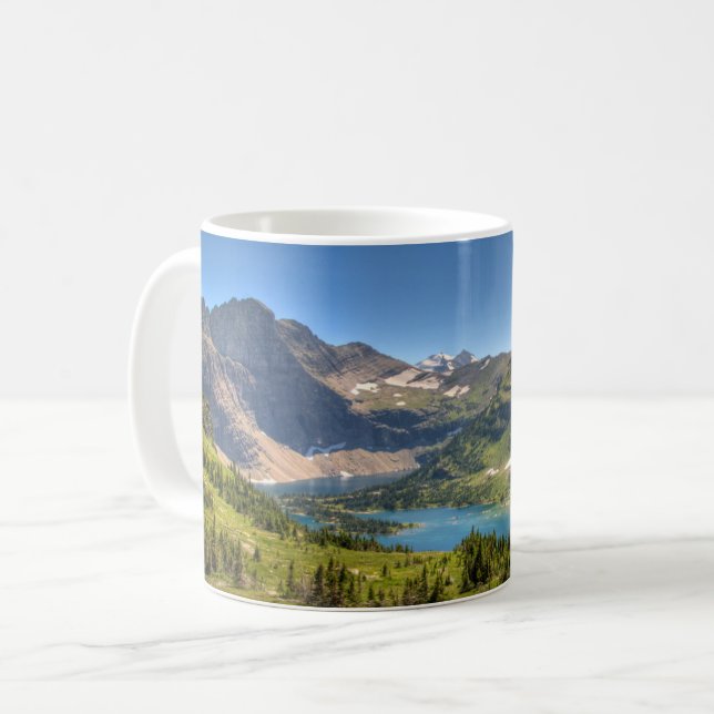 Eis und Schnee | Glacier National Park, Montana Kaffeetasse (Vorderseite Links)
