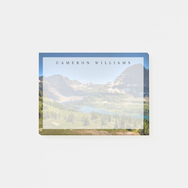 Eis und Schnee | Glacier National Park, Montana Post-it Klebezettel (Vorderseite)