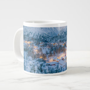 Eis und Schnee   Graubunden, Engadin, Schweiz Jumbo-Tasse