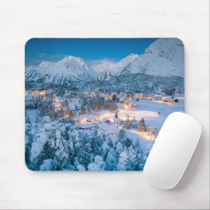 Eis und Schnee Graubunden, Engadin, Schweiz Mousepad