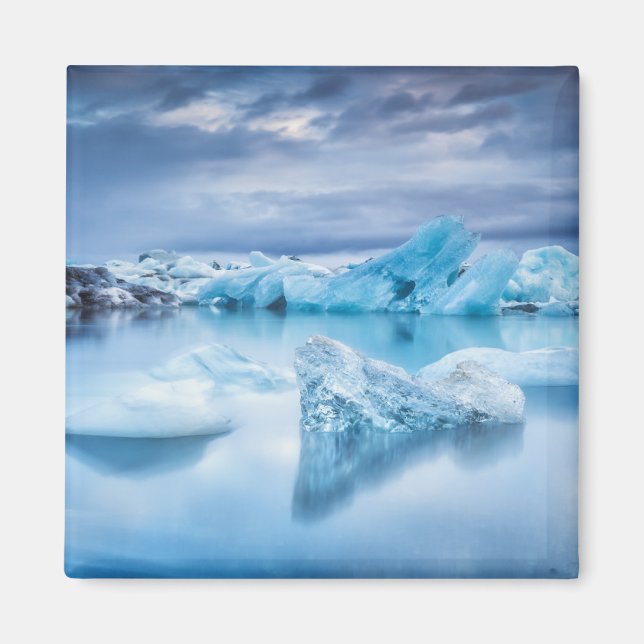 Eis und Schnee | Jokulsarlon Lagoon, Island Magnet (Vorne)
