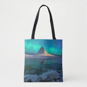 Eis und Schnee   Kirkjufell Mountain, Island Tasche