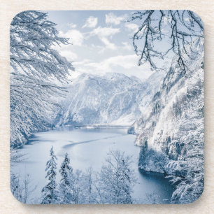 Eis und Schnee Königssee, Deutschland Getränkeuntersetzer