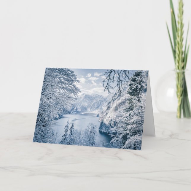 Eis und Schnee | Königssee, Deutschland Karte (Vorderseite)