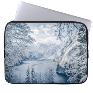 Eis und Schnee   Königssee, Deutschland Laptopschutzhülle