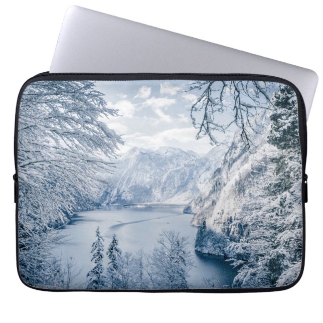 Eis und Schnee | Königssee, Deutschland Laptopschutzhülle (Vorderseite)
