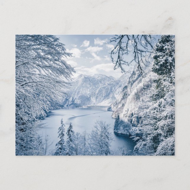 Eis und Schnee | Königssee, Deutschland Postkarte (Vorderseite)