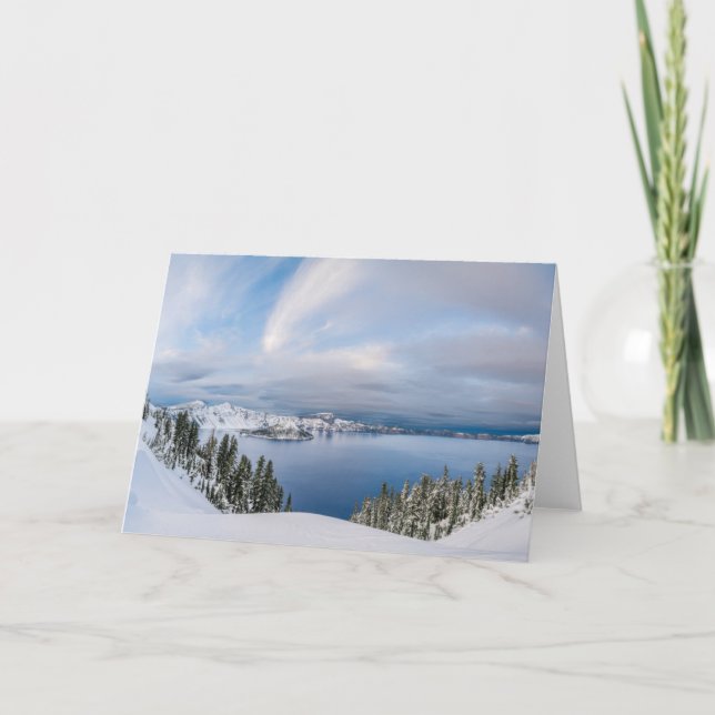 Eis und Schnee | Kratersee Oregon Karte (Vorderseite)