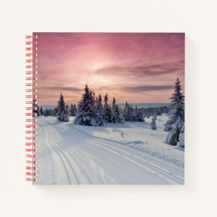 Eis und Schnee Lillehammer, Norwegen Notizbuch
