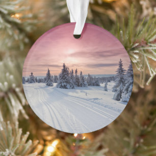 Eis und Schnee   Lillehammer, Norwegen Ornament