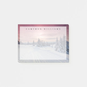 Eis und Schnee   Lillehammer, Norwegen Post-it Klebezettel