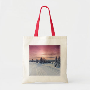 Eis und Schnee   Lillehammer, Norwegen Tragetasche