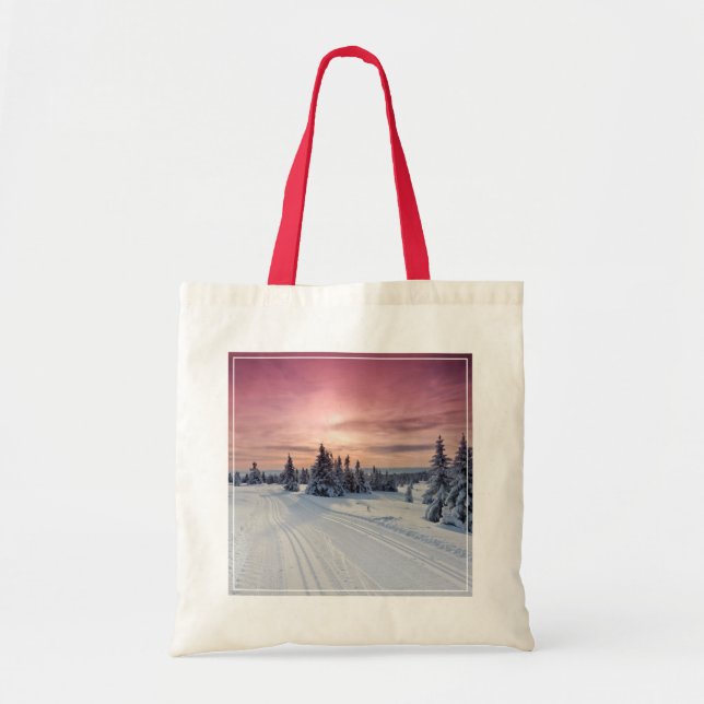 Eis und Schnee | Lillehammer, Norwegen Tragetasche (Vorne)