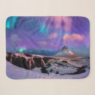 Eis und Schnee Nordlichter, Kirkjufell Sherpadecke